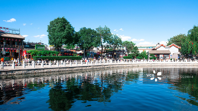 什刹海风光图片素材