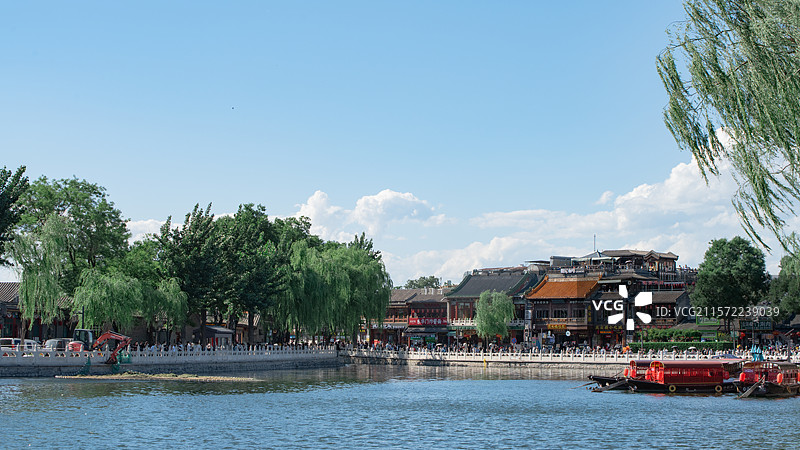 什刹海风光图片素材