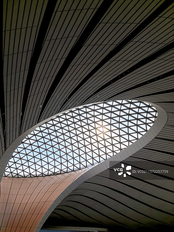 建筑线条系列：大兴国际机场候机楼图片素材