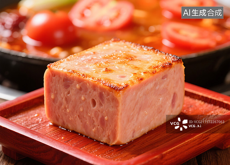 【AI数字艺术】火锅午餐肉食材特写图片素材
