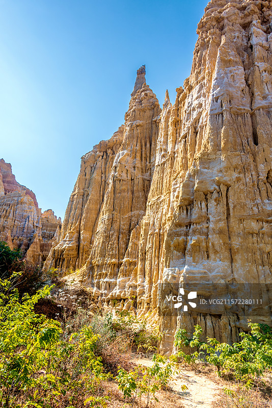 中国云南楚雄元谋浪巴铺土林自然风光图片素材