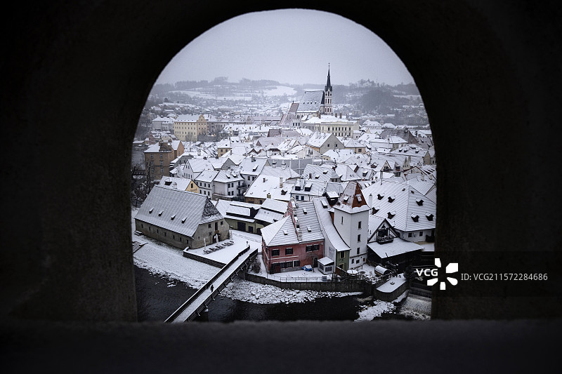 捷克小镇图片素材