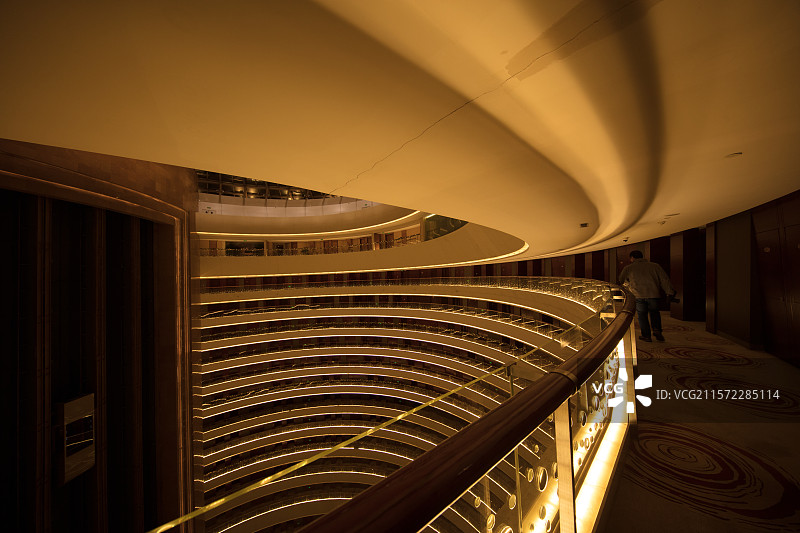 圆形建筑内部图片素材