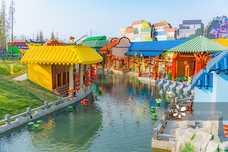 2025上海乐高乐园即将开幕图片素材