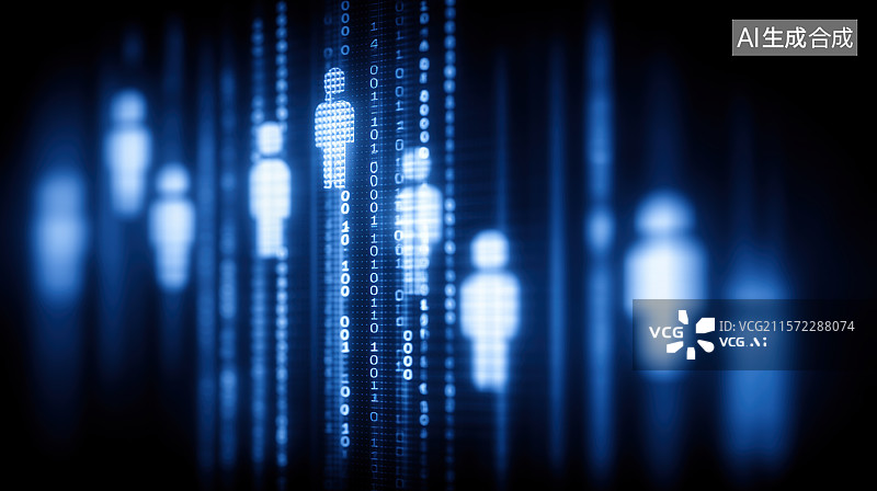 【AI数字艺术】数据与人类生活图片素材
