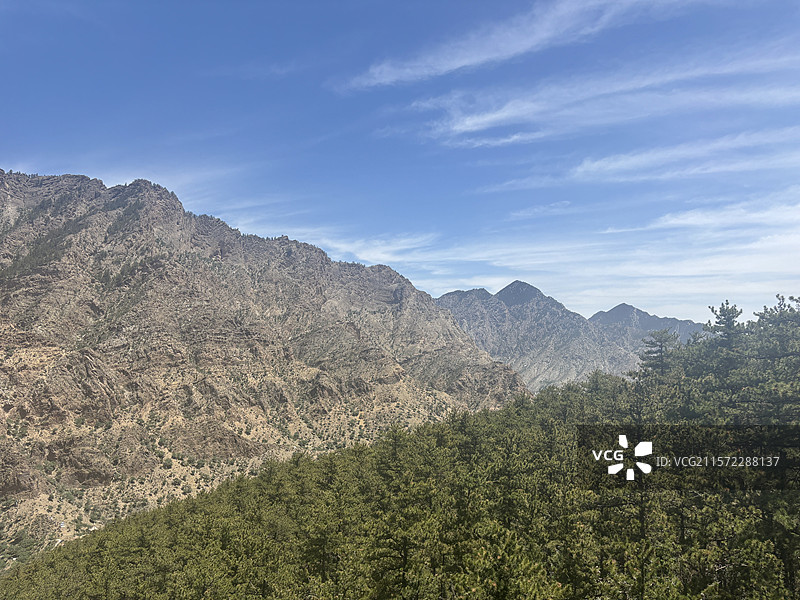 宁夏银川贺兰山国家森林公园自然保护区图片素材