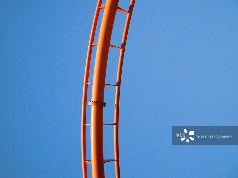 过山车轨道的一部分图片素材