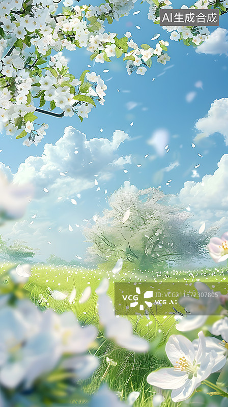 【AI数字艺术】新中式卡通动漫风格背景插画图片素材