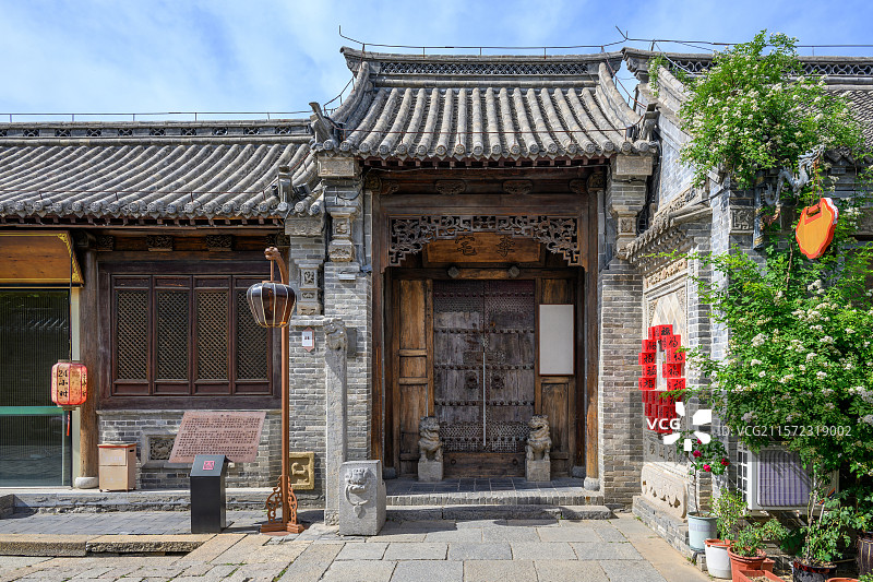 河南开封双龙巷古建筑(李宅：李瑜如、李俊甫故居)图片素材