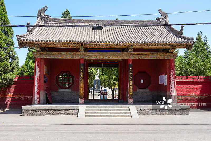 山西省吕梁市文水县，全国文保则天庙（武则天纪念馆）图片素材