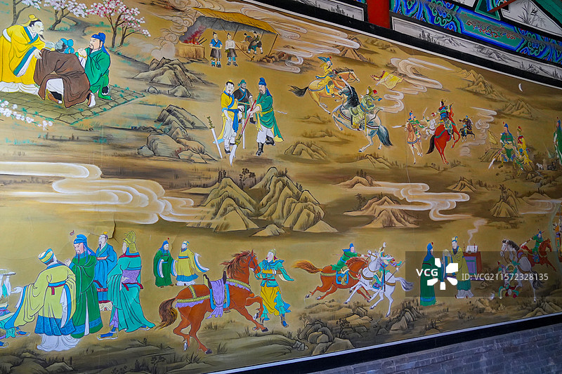 山西省吕梁市柳林县，香严寺崇宁殿图片素材