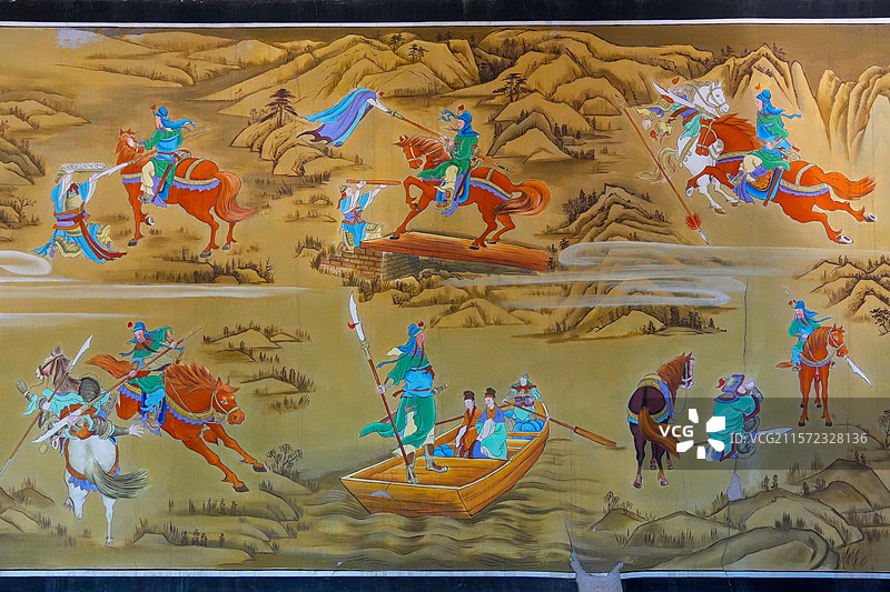 山西省吕梁市柳林县，香严寺崇宁殿图片素材