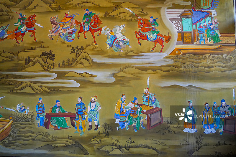 山西省吕梁市柳林县，香严寺崇宁殿图片素材