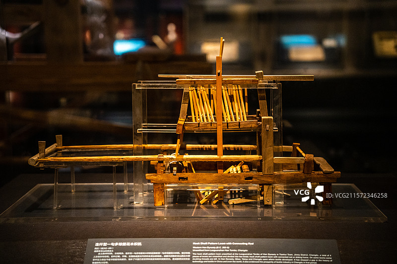 连杆型木织机图片素材