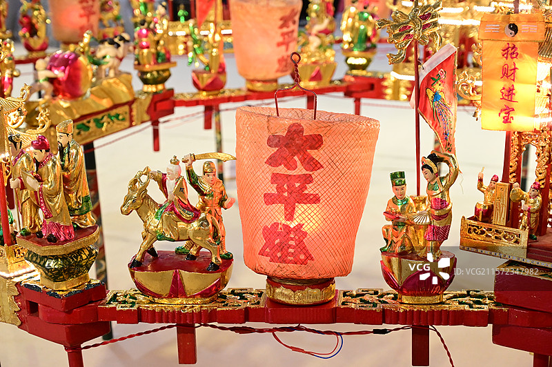 国家级非物质文化遗产木雕乐清龙档（龙灯、凳板龙）局部图片素材