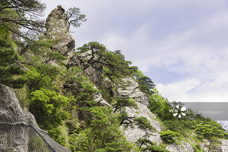 岳西县明堂山高山峡谷图片素材