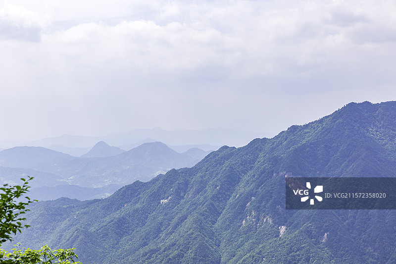 岳西县明堂山高山峡谷图片素材