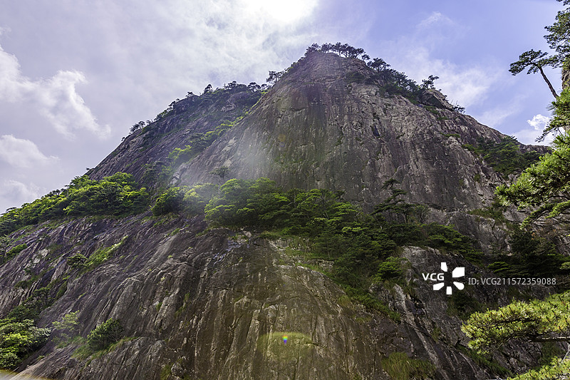 岳西县明堂山高山峡谷图片素材
