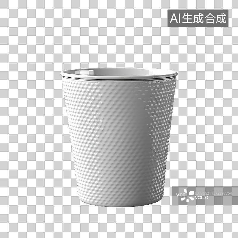 【AI数字艺术】白色纹理陶瓷杯图片素材
