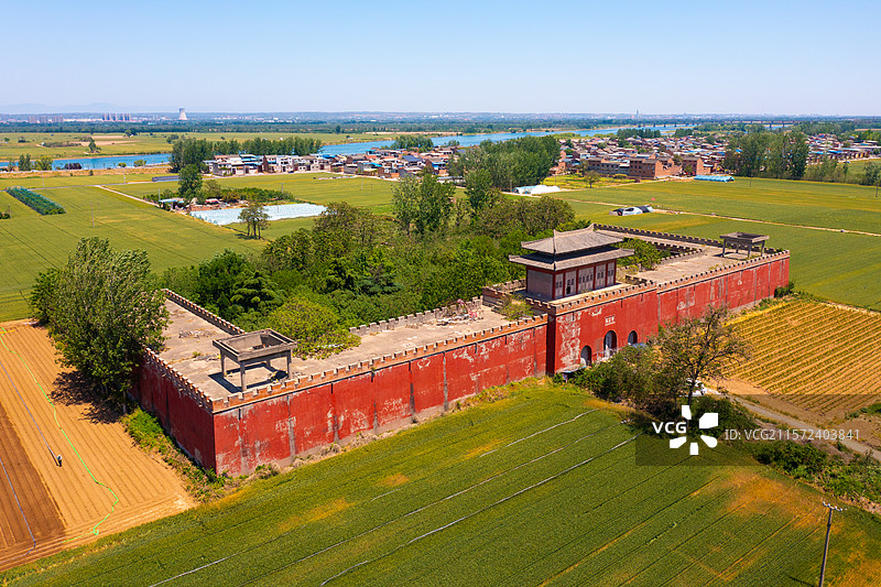 河南洛阳汉光武帝刘秀陵墓原陵图片素材