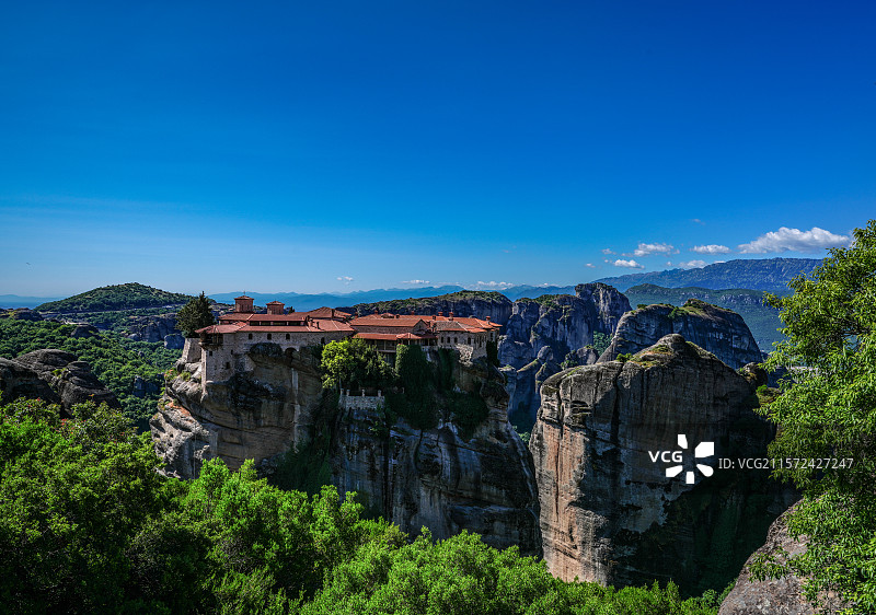 希腊迈泰奥拉天空之城图片素材
