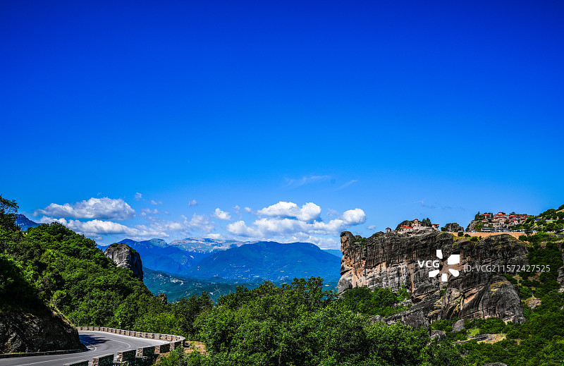 希腊迈泰奥拉天空之城图片素材
