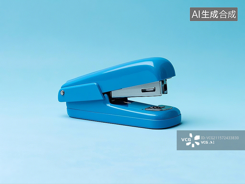 【AI数字艺术】蓝色的订书机图片素材