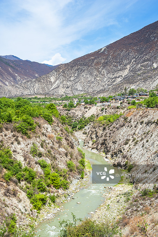 甘肃省迭部县九龙峡 甘肃迭部县九龙峡景区 山脉 青藏高原 高山  九龙峡图片素材
