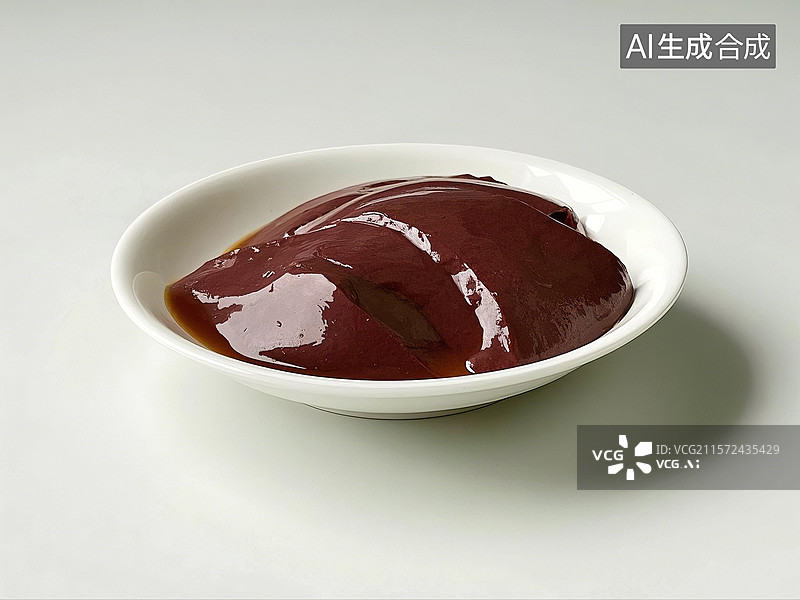 【AI数字艺术】一碗猪肝图片素材