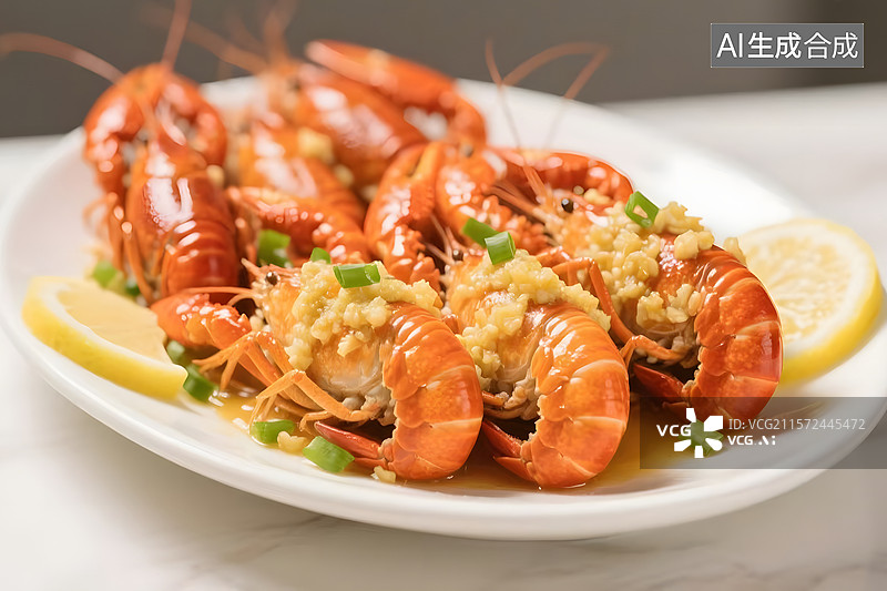 【AI数字艺术】夏日必备的小龙虾写实图片图片素材