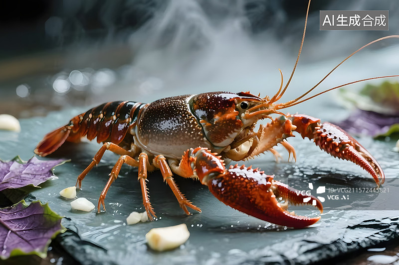 【AI数字艺术】夏日必备的小龙虾写实图片图片素材