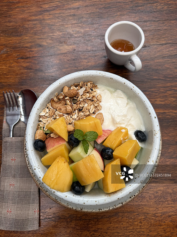 酸奶碗图片素材