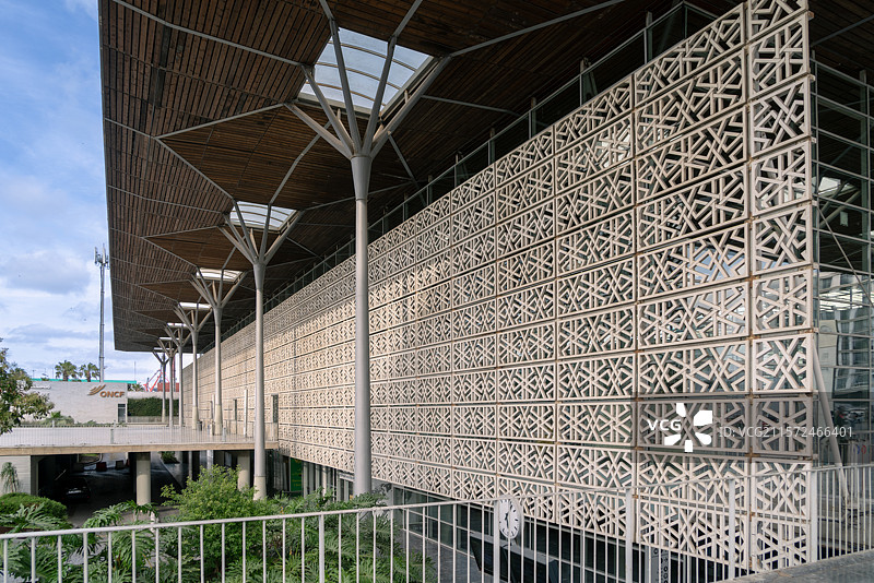 现代化的卡萨布兰卡火车站（ONCF火车站），位于卡萨布兰卡市中心，靠近卡萨布兰卡港图片素材