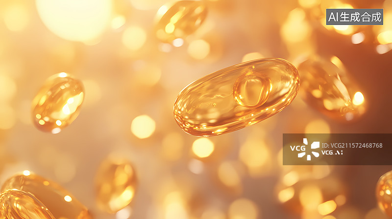 【AI数字艺术】保健品胶囊图片素材