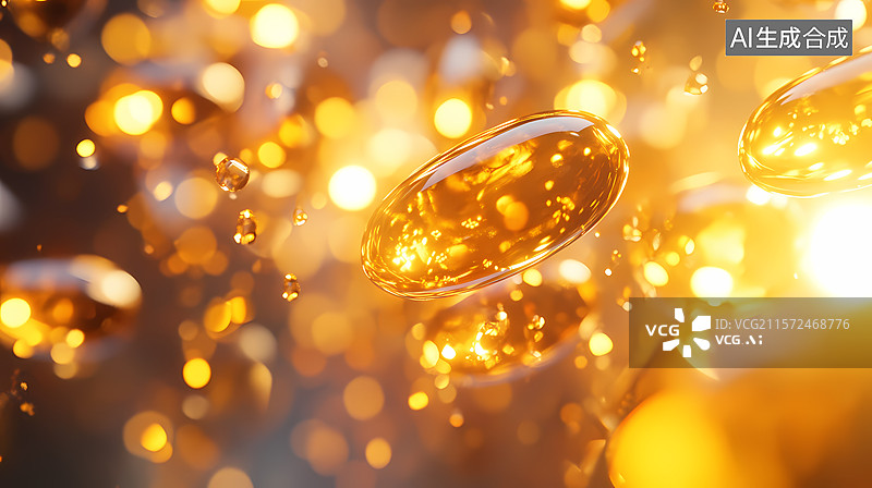 【AI数字艺术】保健品胶囊图片素材