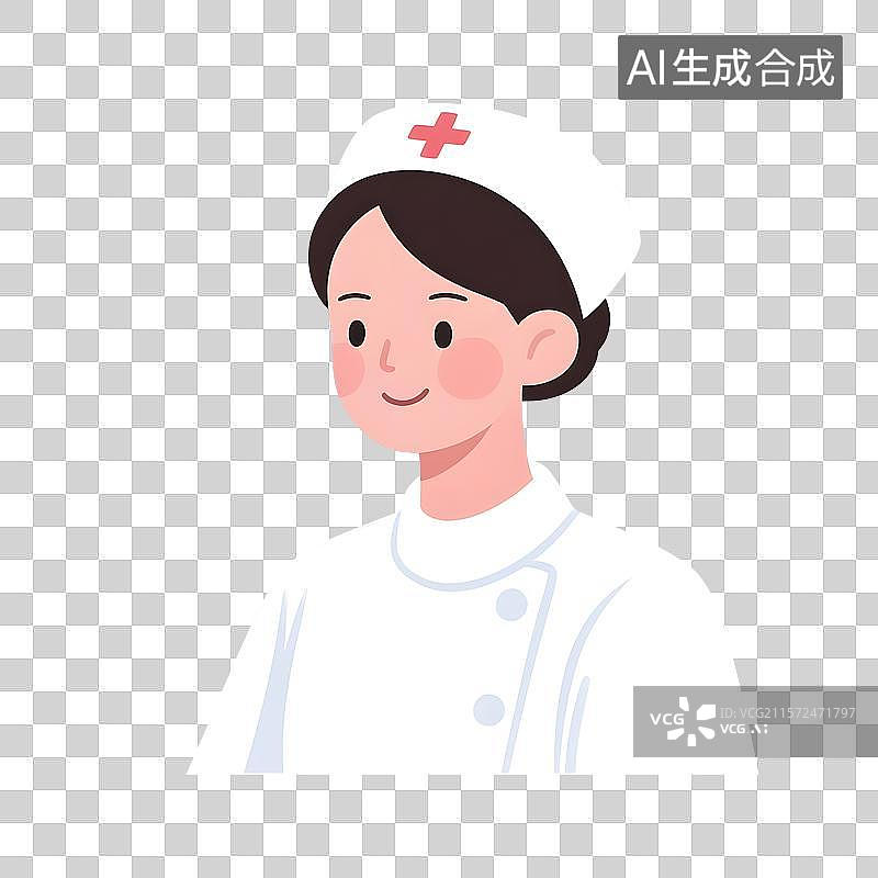 【AI数字艺术】中国医师节致敬医生护士白衣天使矢量插画图片素材