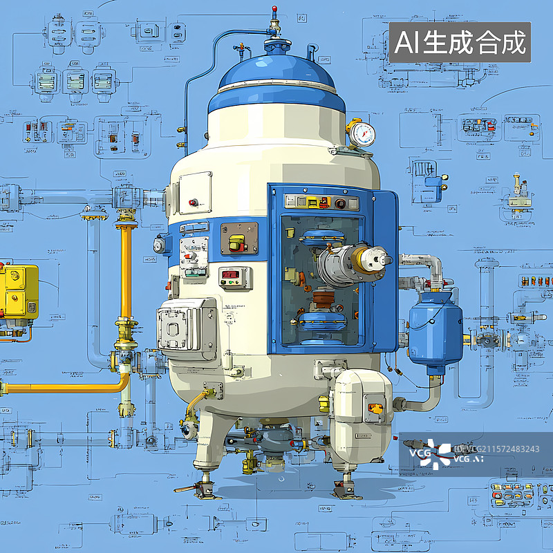 【AI数字艺术】极简风格电路宇宙空间科技背景图片素材