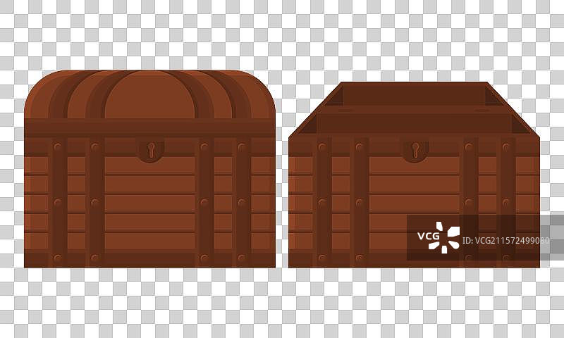 木质宝箱图片素材