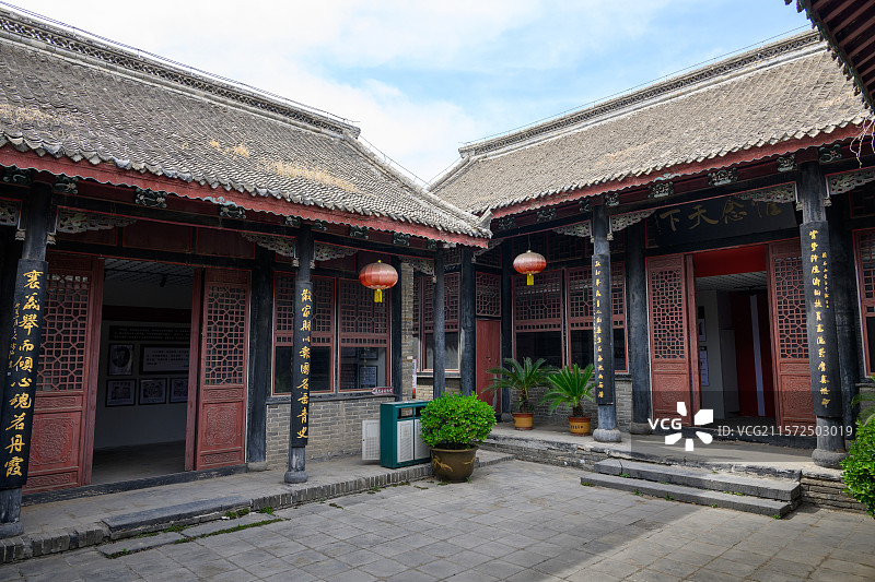 河南开封刘青霞故居(全国重点文物保护单位)图片素材