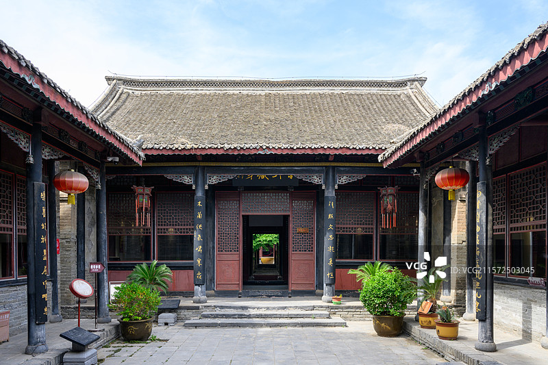 河南开封刘青霞故居(全国重点文物保护单位)图片素材