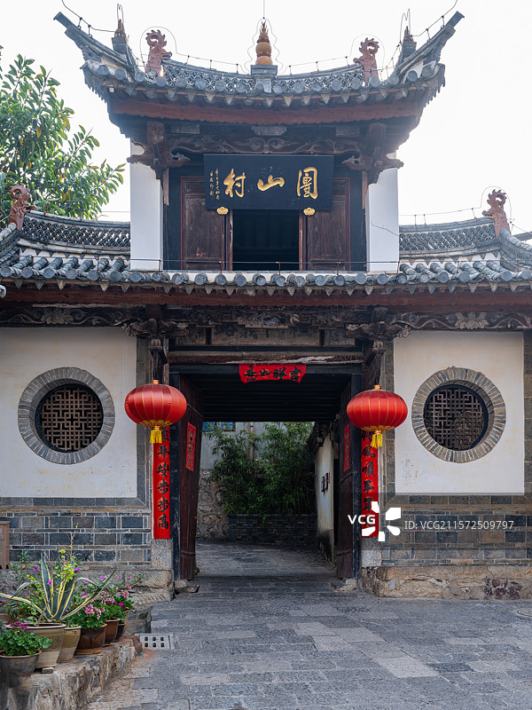 团山古民居图片素材