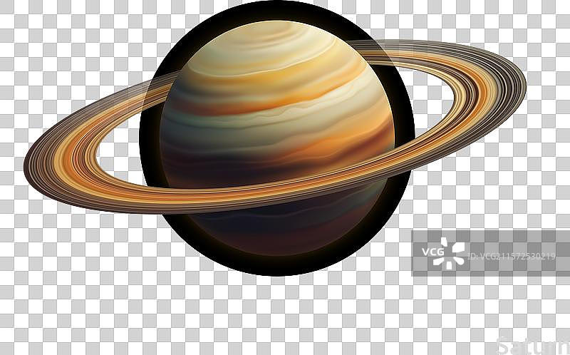 宇宙球体上的土星表面图片素材