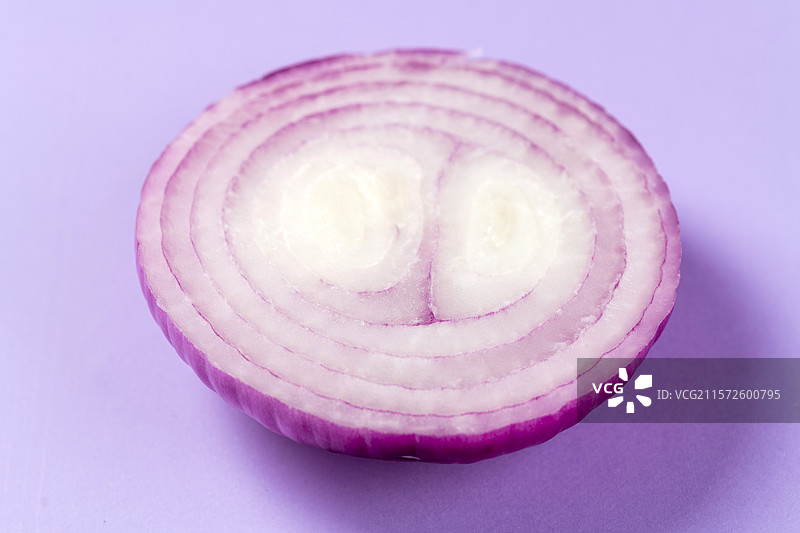紫洋葱截面图片素材