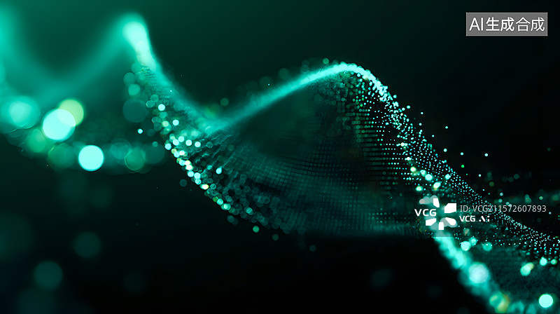 【AI数字艺术】科技脉搏的律动图片素材