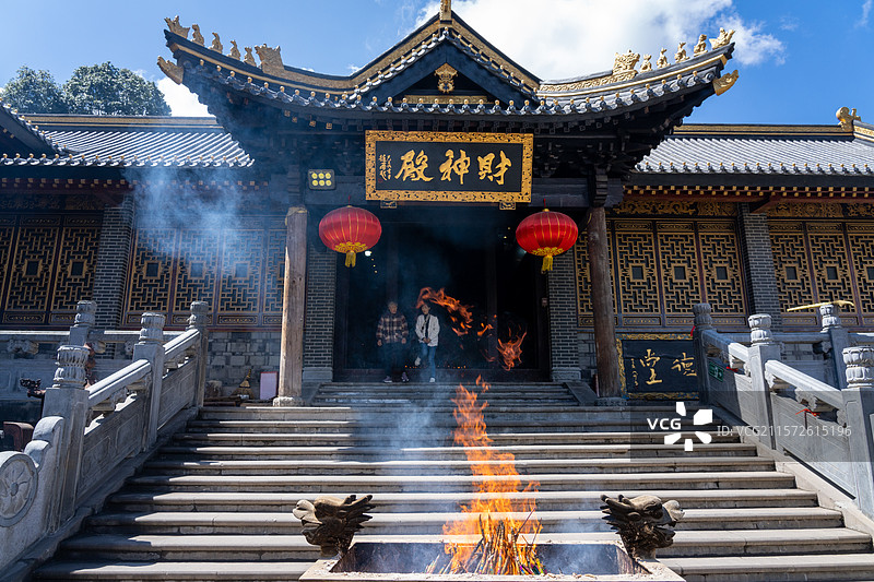 四川冕宁灵山寺4图片素材