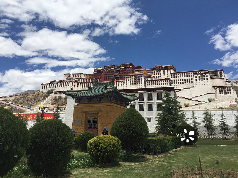西藏拉萨布达拉宫图片素材