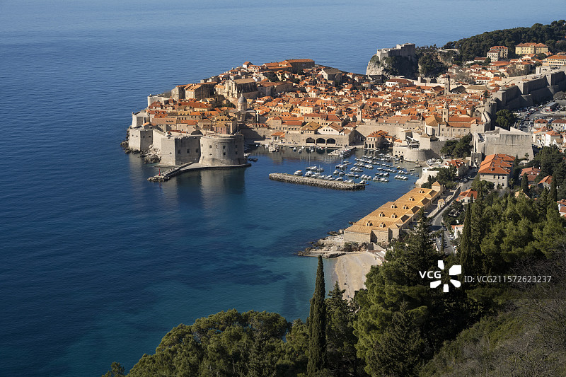 克罗地亚杜布洛芬尼克图片素材