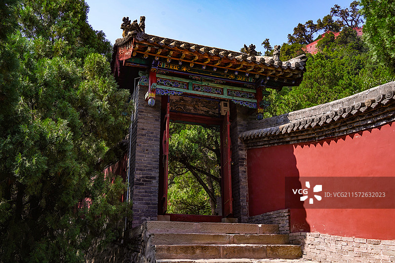 山西交城卦山天宁寺图片素材