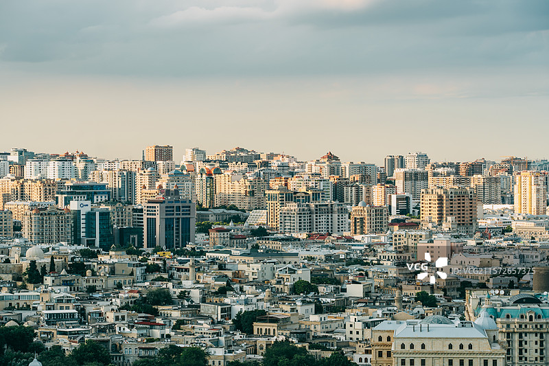 高加索阿塞拜疆巴库城市风光图片素材