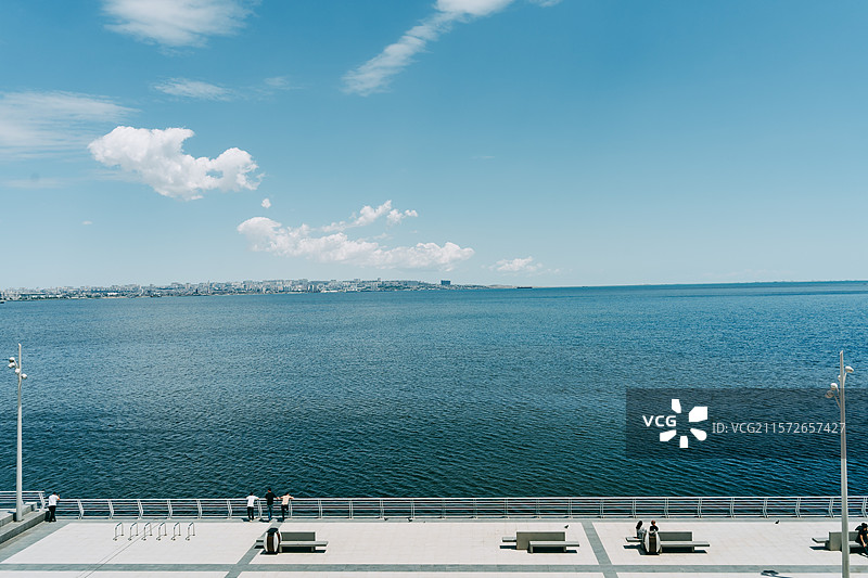 高加索阿塞拜疆巴库城市风光图片素材